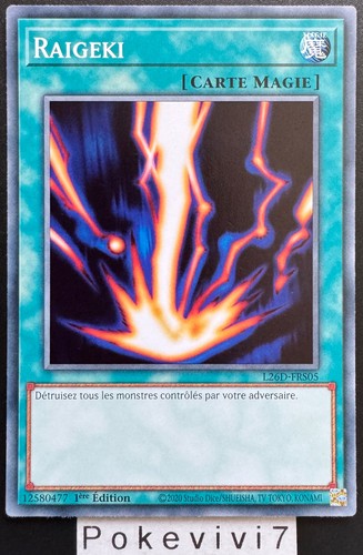 Carte raigeki - carte, yu-gi-oh!