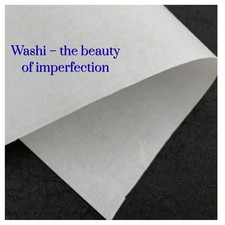 Carta Washi Giapponese Premium - 20 fogli semplici per calligrafia e pittura a inchiostro