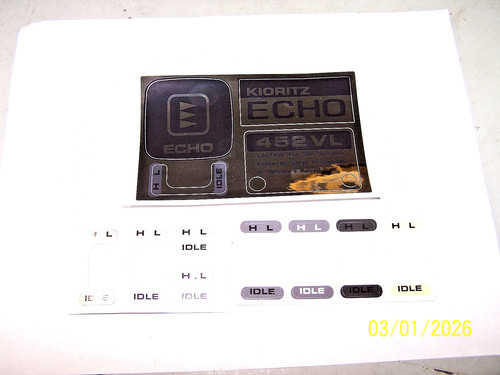 Motosega kioritz echo - echo, modello