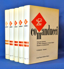 Comanducci, Dizionario illustrato dei Pittori, Disegnatori... 5 volumi. Ottimo