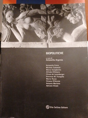 Antonella argenio biopolitiche - antonella,