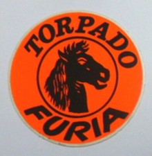 VECCHIO ADESIVO CICLISMO / Old Sticker Bike cycle TORPADO FURIA (cm 5) 