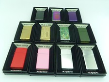 Accendino ZIPPO Benzina Nuovo - Slim (Modello a Scelta) Originale, Storm