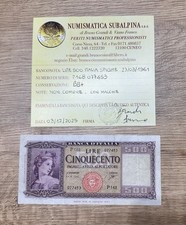 BANCONOTA REPUBBLICA LIRE 500