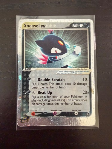 Pokémon sneasel rubino - sneasel, ex