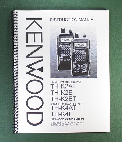 Manuale kenwood k2at - manuale,