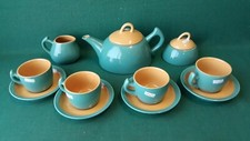 SERVIZIO DA CAFFÈ THÈ TE CIOCCOLATA VINTAGE CERAMICA DESIGN NAJ - OLEARI. VVV27