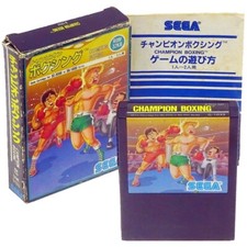 CHAMPION BOXING SEGA SC-3000 Giappone Importazione SG-1000 mk3 Yu Suzuki Completo NTSC-J