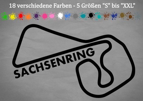 Adesivo sachsenring layout - adesivo,