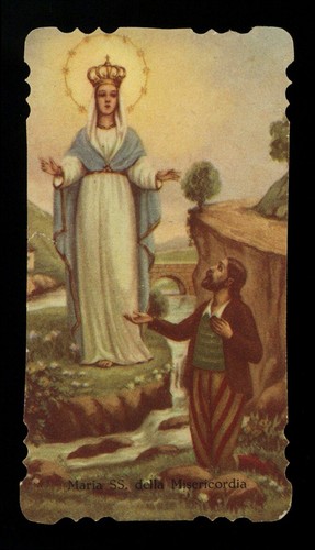 Santino holy card madonna - santino-holy,