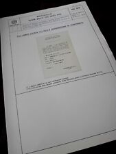 VESPA RALLY 200 VSE documento Originale FAC SIMILE DICHIARAZIONE CONFORMITÀ 1978