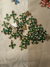 Medaglia religiosa Croce verde Jerusalem Verde  (Sca.Ros.6) Religious medal ^