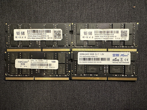 Lotto pezzi memorie laptop - 4,