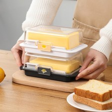 Contenitore Burro Frigorifero Con Coperchio Affettatrice Taglio Formaggio Contenitore Sigillato