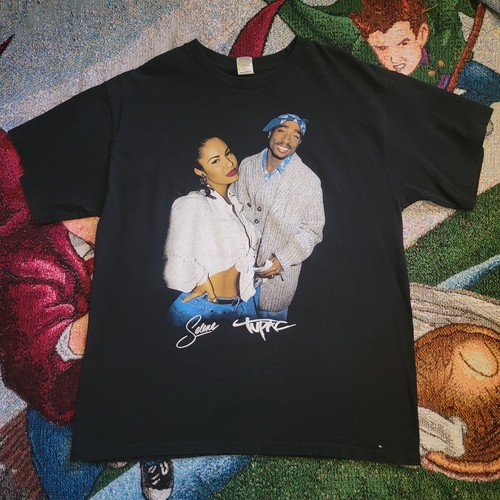 Shirt grafica selena tupac - e,
