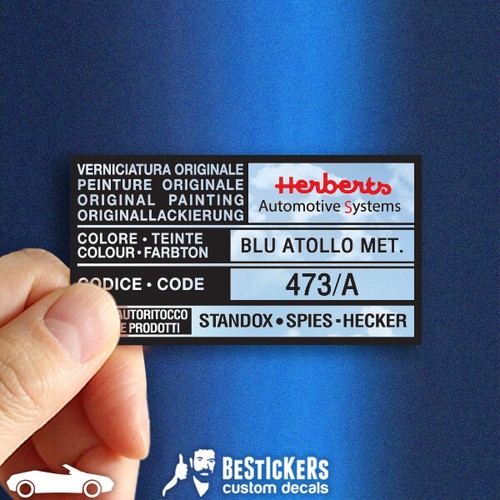 Adesivo etichetta alfa - etichetta,