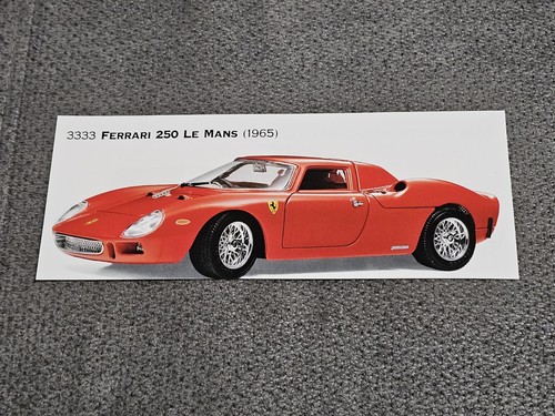 Ferrari 250 mans bburago - 250,