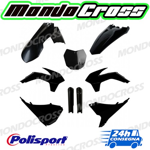 Kit plastiche polisport - kit, nero