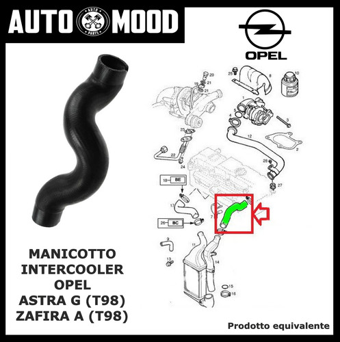Tubo turbo manicotto - tubo,