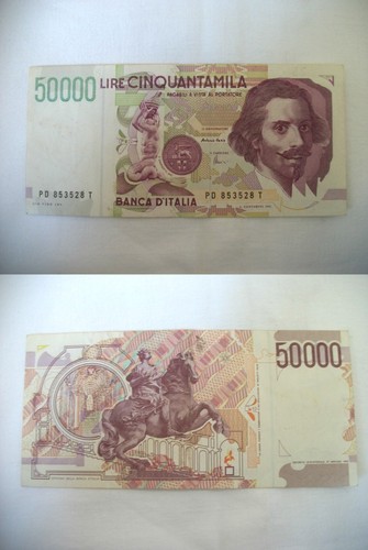 Cinquantamila lire 50000 - cinquantamila,