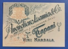 1894 Augugliaro Lamia & Co. - vini marsala (Trapani)