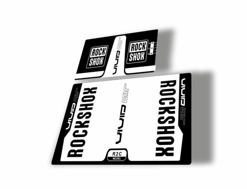 Adesivo decalcomania rock shox - decalcomania,
