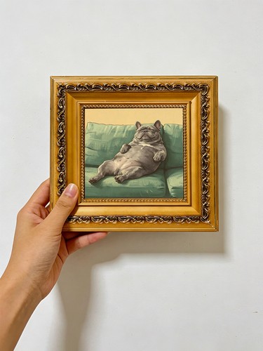 Bulldog franceseblu grigio - bulldog, franceseblu-grigio
