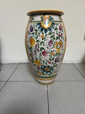 Maiolica Deruta Ceramica Antica Pezzo Unico Portaombrelli Deruta H. 50 Cm