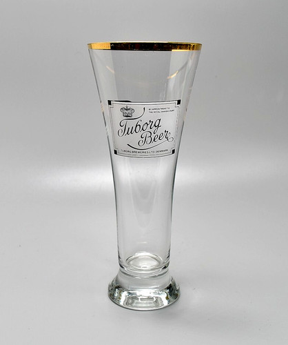 Rare tuborg beer glass - rare,