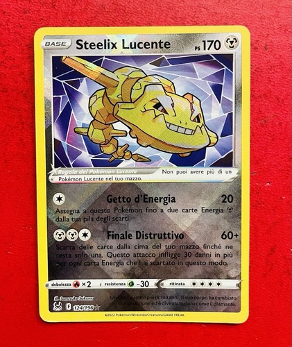 Lotto carte pokemon steelix - carte,