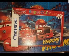 CARS DISNEY PIXAR  PUZZLE CLEMENTONI SUPER COLOR MAXI 104 68×48 