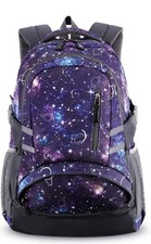 Zaino da scuola per laptop da 15,6", unisex, leggero, 30 l, con porta di...