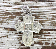 CIONDOLO VINTAGE CROCE 4 VIE