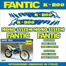 FANTIC MOTOR TRIAL K-ROO kit adesivi giallo fluo