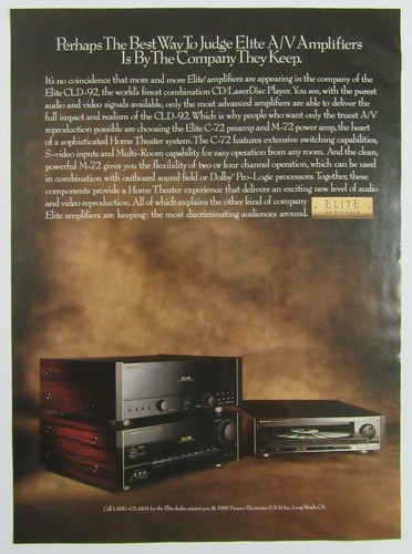 1990 pioneer electronics elite - 1990,
