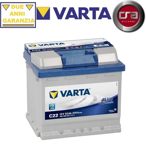 Batteria auto varta 52ah 470a - batteria,