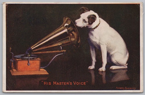 His master voice advertising - his,
