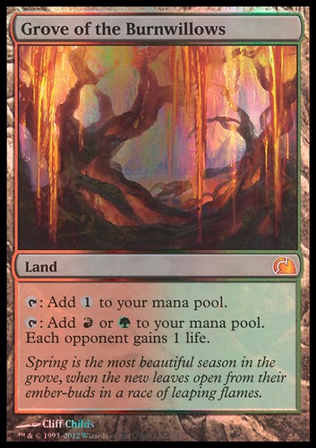 Mtg grove the burnwillows - mtg,