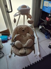 Altalena, dondolo neonato,  beige , Cam 