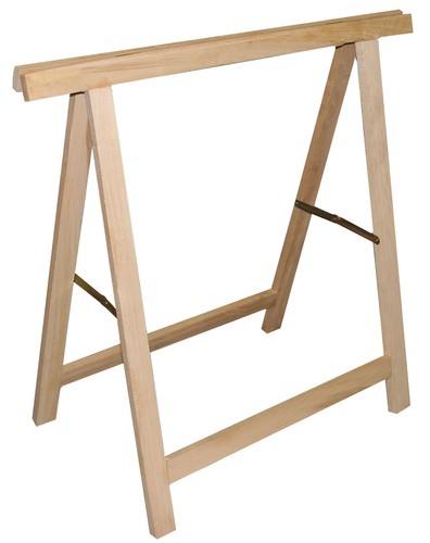 Cavalletto legno faggio - in,