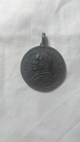 Medaglia papale pio bronzo - papale, ix