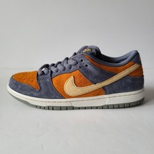 Nike SB Dunk Low Pro Light Carbon & Monarch Orange HF3063-002 da uomo taglia 8