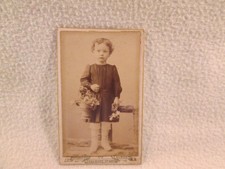 PHOTO CDV - petite fille au