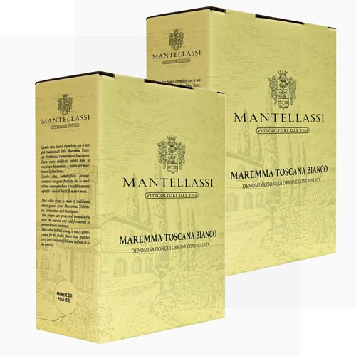 Vino bianco bag box - in, maremma