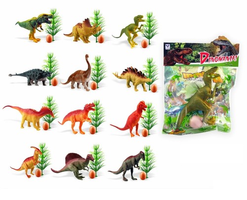 Dinosauri giocattolo set - dinosauri, 12