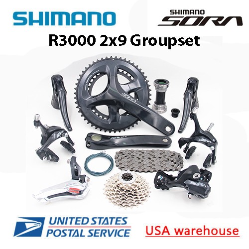 Gruppo shimano sora r3000 2x9 - shimano,