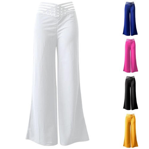 Pantaloni donna gamba larga