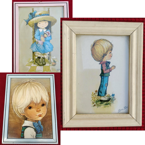 Lotto quadri mary may - 3,