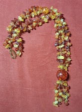 Collana ambra - ambra., in