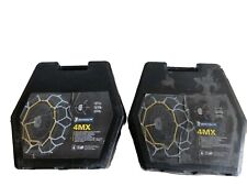  2 Paia, catene da neve  Michelin 4mx 107 Mai usate pari al nuovo